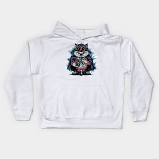 Halloween cat Kids Hoodie